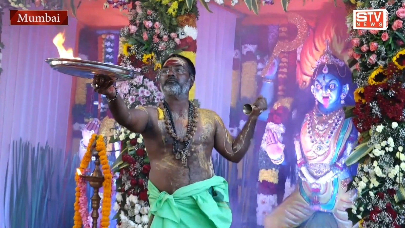 STV News | माँ काली देवी श्मशान में होने वाली पूजा #रमेश योगेश्वर...